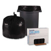 Low Density Repro Can Liners, 33 Gal, 1.6 Mil, 33" X 39", Black, 10 Bags/roll, 10 Rolls/carton Low Density Repro Can Liners, 33 Gal, 1.6 Mil, 33" X 39", Black, 10 Bags/roll, 10 Rolls/carton