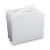 Reinforced Top Tab Colored File Folders, 1/3-cut Tabs: Assorted, Letter Size, 0.75" Expansion, White, 100/box Reinforced Top Tab Colored File Folders, 1/3-cut Tabs: Assorted, Letter Size, 0.75" Expansion, White, 100/box