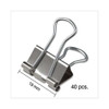 Binder Clips In Dispenser Tub, Small, Silver, 40/pack Binder Clips In Dispenser Tub, Small, Silver, 40/pack