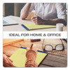 Perforated Writing Pads, Wide/legal Rule, 50 Canary-yellow 8.5 X 11.75 Sheets, Dozen Perforated Writing Pads, Wide/legal Rule, 50 Canary-yellow 8.5 X 11.75 Sheets, Dozen