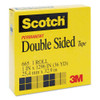 Double-sided Tape, 3" Core, 0.75" X 36 Yds, Clear, 2/pack Double-sided Tape, 3" Core, 0.75" X 36 Yds, Clear, 2/pack