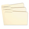Manila File Folders, 1/3-cut Tabs, Left Position, Letter Size, 100/box