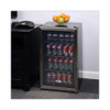 3.4 Cu. Ft. Beverage Cooler, Stainless Steel/black