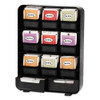Baggy Nine-drawer Tea Bag And Accessory Holder, Black, 10.24 X 4.33 X 13.11 Baggy Nine-drawer Tea Bag And Accessory Holder, Black, 10.24 X 4.33 X 13.11