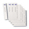 Binder Spine Inserts, 2" Spine Width, 4 Inserts/sheet, 5 Sheets/pack Binder Spine Inserts, 2" Spine Width, 4 Inserts/sheet, 5 Sheets/pack