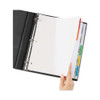 Clear Easy View Plastic Dividers With Multicolored Tabs And Sheet Protector, 5-tab, 11 X 8.5, Clear, 1 Set Clear Easy View Plastic Dividers With Multicolored Tabs And Sheet Protector, 5-tab, 11 X 8.5, Clear, 1 Set