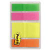 Highlighting Page Flags, 4 Bright Colors, 4 Dispensers, 1/2" X 1 3/4", 35/color