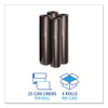 Low Density Repro Can Liners, 45 Gal, 1 Mil, 40" X 48", Black, 10 Bags/roll, 10 Rolls/carton Low Density Repro Can Liners, 45 Gal, 1 Mil, 40" X 48", Black, 10 Bags/roll, 10 Rolls/carton