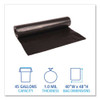 Low Density Repro Can Liners, 45 Gal, 1 Mil, 40" X 48", Black, 10 Bags/roll, 10 Rolls/carton Low Density Repro Can Liners, 45 Gal, 1 Mil, 40" X 48", Black, 10 Bags/roll, 10 Rolls/carton
