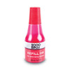 Self-inking Refill Ink, Red, 0.9 Oz. Bottle