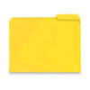 Top Tab Poly Colored File Folders, 1/3-cut Tabs: Assorted, Letter Size, 0.75" Expansion, Yellow, 24/box Top Tab Poly Colored File Folders, 1/3-cut Tabs: Assorted, Letter Size, 0.75" Expansion, Yellow, 24/box