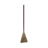 Corn Fiber Lobby/toy Broom, Corn Fiber Bristles, 39" Overall Length, Red, 12/carton Corn Fiber Lobby/toy Broom, Corn Fiber Bristles, 39" Overall Length, Red, 12/carton