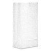 Grocery Paper Bags, 35 Lbs Capacity, #10, 6.31"w X 4.19"d X 13.38"h, White, 500 Bags