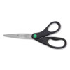 Kleenearth Scissors, 8" Long, 3.25" Cut Length, Black Straight Handles, 2/pack Kleenearth Scissors, 8" Long, 3.25" Cut Length, Black Straight Handles, 2/pack
