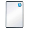 Contour Dry-erase Board, Melamine, 24 X 18, White Surface, Black Frame Contour Dry-erase Board, Melamine, 24 X 18, White Surface, Black Frame