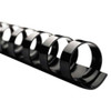 Combbind Standard Spines, 3/4" Diameter, 160 Sheet Capacity, Black, 100/box Combbind Standard Spines, 3/4" Diameter, 160 Sheet Capacity, Black, 100/box