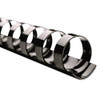 Combbind Standard Spines, 1" Diameter, 225 Sheet Capacity, Black, 100/box Combbind Standard Spines, 1" Diameter, 225 Sheet Capacity, Black, 100/box