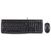 Mk120 Wired Keyboard + Mouse Combo, Usb 2.0, Black Mk120 Wired Keyboard + Mouse Combo, Usb 2.0, Black