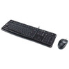 Mk120 Wired Keyboard + Mouse Combo, Usb 2.0, Black Mk120 Wired Keyboard + Mouse Combo, Usb 2.0, Black