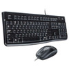 Mk120 Wired Keyboard + Mouse Combo, Usb 2.0, Black Mk120 Wired Keyboard + Mouse Combo, Usb 2.0, Black