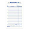 Weekly Employee Time Cards, One Side, 4.25 X 6.75, 100/pack