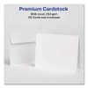 Note Cards With Matching Envelopes, Inkjet, 85 Lb, 4.25 X 5.5, Matte White, 60 Cards, 2 Cards/sheet, 30 Sheets/pack Note Cards With Matching Envelopes, Inkjet, 85 Lb, 4.25 X 5.5, Matte White, 60 Cards, 2 Cards/sheet, 30 Sheets/pack