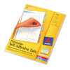 Printable Plastic Tabs With Repositionable Adhesive, 1/5-cut Tabs, Assorted Colors, 1.25" Wide, 96/pack