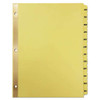 Deluxe Preprinted Plastic Coated Tab Dividers With Black Printing, 25-tab, A To Z, 11 X 8.5, Buff, 1 Set Deluxe Preprinted Plastic Coated Tab Dividers With Black Printing, 25-tab, A To Z, 11 X 8.5, Buff, 1 Set