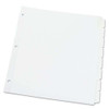 Deluxe Write-on/erasable Tab Index, 8-tab, 11 X 8.5, White, 1 Set Deluxe Write-on/erasable Tab Index, 8-tab, 11 X 8.5, White, 1 Set