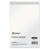 Steno Pads, Gregg Rule, Tan Cover, 80 White 6 X 9 Sheets Steno Pads, Gregg Rule, Tan Cover, 80 White 6 X 9 Sheets