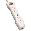 Protect It! Surge Protector, 7 Outlets, 6 Ft Cord, 1080 Joules, Light Gray