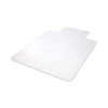 Economat All Day Use Chair Mat For Hard Floors, Lip, 46 X 60, Low Pile, Clear
