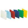Expanding Recycled Heavy Pressboard Folders, 1/3-cut Tabs: Assorted, Legal Size, 1" Expansion, Dark Blue, 25/box