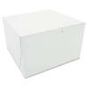 Tuck-top Bakery Boxes, 8 X 8 X 5, White, 100/carton Tuck-top Bakery Boxes, 8 X 8 X 5, White, 100/carton