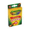 Classic Color Crayons, Peggable Retail Pack, 16 Colors/pack