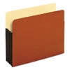 File Pocket W/ Tyvek, 3.5" Expansion, Letter Size, Redrope, 10/box