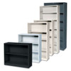 Metal Bookcase, Two-shelf, 34.5w X 12.63d X 29h, Putty