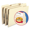 Top Tab Fastener Folders, 1/3-cut Tabs: Assorted, 1 Fastener, Legal Size, 11-pt Manila Exterior, 50/box Top Tab Fastener Folders, 1/3-cut Tabs: Assorted, 1 Fastener, Legal Size, 11-pt Manila Exterior, 50/box