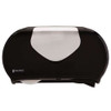 Twin 9" Jbt Toilet Tissue Dispenser, Oceans, 19 X 5 1/4 X 12, Black Pearl