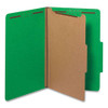 Bright Colored Pressboard Classification Folders, 1 Divider, Legal Size, Emerald Green, 10/box Bright Colored Pressboard Classification Folders, 1 Divider, Legal Size, Emerald Green, 10/box