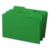 Colored File Folders, 1/3-cut Tabs: Assorted, Legal Size, 0.75" Expansion, Green, 100/box Colored File Folders, 1/3-cut Tabs: Assorted, Legal Size, 0.75" Expansion, Green, 100/box