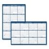 Recycled Poster Style Reversible/erasable Yearly Wall Calendar, 32 X 48, White/blue/gray Sheets, 12-month (jan To Dec): 2026 Recycled Poster Style Reversible/erasable Yearly Wall Calendar, 32 X 48, White/blue/gray Sheets, 12-month (jan To Dec): 2026