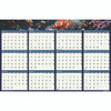 Earthscapes Recycled Reversible/erasable Yearly Wall Calendar, Sea Life Photos, 24 X 37, White Sheets, 12-month(jan-dec):2026