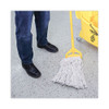 Premium Cut-end Wet Mop Heads, Cotton, 20oz, White, 12/carton