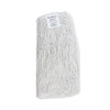 Premium Cut-end Wet Mop Heads, Cotton, 20oz, White, 12/carton