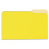 Deluxe Colored Top Tab File Folders, 1/3-cut Tabs: Assorted, Legal Size, Yellow/light Yellow, 100/box Deluxe Colored Top Tab File Folders, 1/3-cut Tabs: Assorted, Legal Size, Yellow/light Yellow, 100/box