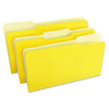 Deluxe Colored Top Tab File Folders, 1/3-cut Tabs: Assorted, Legal Size, Yellow/light Yellow, 100/box Deluxe Colored Top Tab File Folders, 1/3-cut Tabs: Assorted, Legal Size, Yellow/light Yellow, 100/box