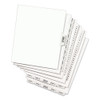 Preprinted Legal Exhibit Side Tab Index Dividers, Avery Style, 10-tab, 7, 11 X 8.5, White, 25/pack Preprinted Legal Exhibit Side Tab Index Dividers, Avery Style, 10-tab, 7, 11 X 8.5, White, 25/pack