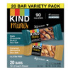 Minis, Dark Chocolate Nuts And Sea Salt/caramel Almond And Sea Salt, 0.7 Oz, 20/pack Minis, Dark Chocolate Nuts And Sea Salt/caramel Almond And Sea Salt, 0.7 Oz, 20/pack