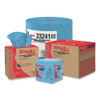 Oil, Grease And Ink Cloths, Brag Box, 12.1 X 16.8, Blue, 180/box Oil, Grease And Ink Cloths, Brag Box, 12.1 X 16.8, Blue, 180/box